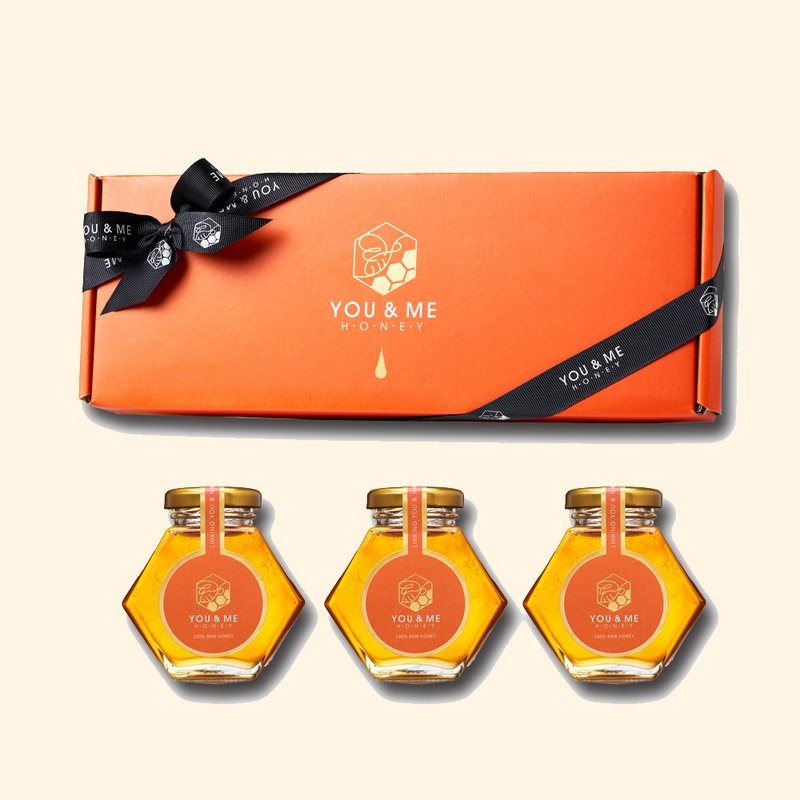 YOU&ME HONEY | New Year's Gifting | Spring Citrus • Autumn Wildflower • Longan - Honey & Brown Sugar - Fresh Ingredients Orange