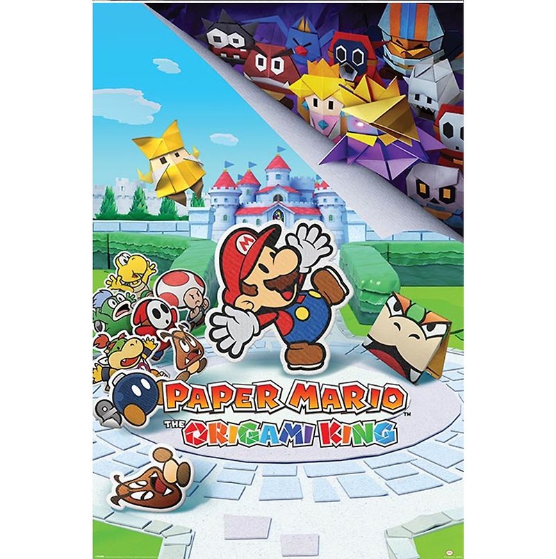 [Nintendo] Paper Mario The Origami King Paper Mario UK Import Poster