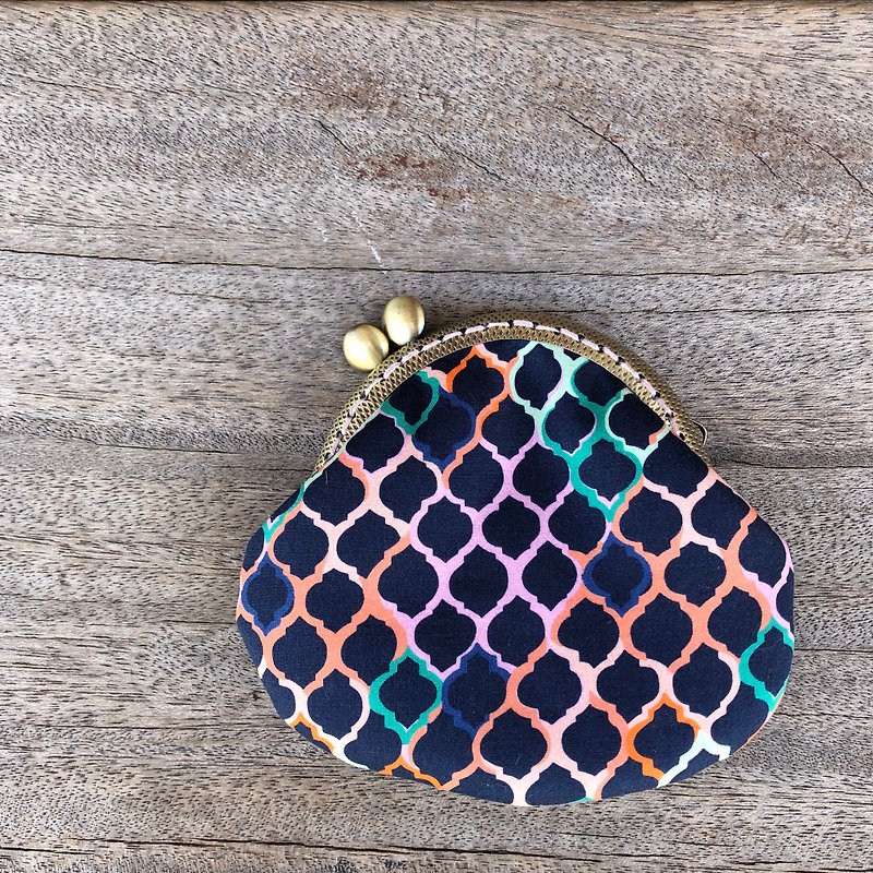 Liberty printed cloth. Shantou's mermaid tail coin purse. Out of print - Coin Purses - Cotton & Hemp Multicolor