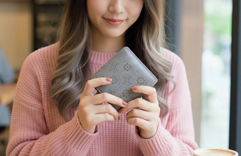 METAL BAO 金屬二摺短夾 - 錢包/皮夾/長短夾 - 其他金屬 金色