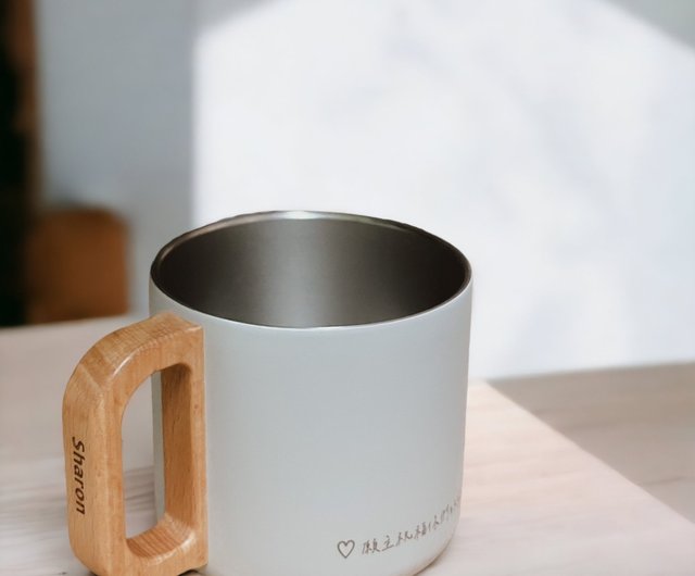 Camp Mug, Wood Handle