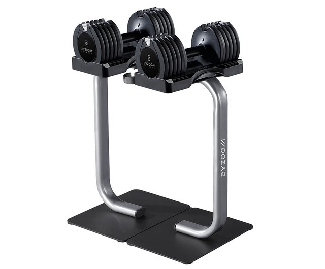 バーベルラック 高さ調整可能 ブラック Pure Series 5.6 / 11.3 / 12.5kg 調節可能なダンベルラック