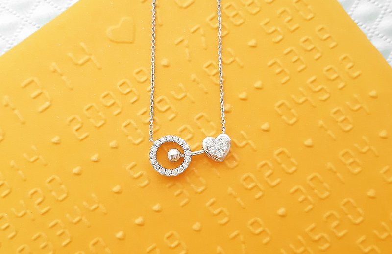 Cupid Light Jewelry Diamond Necklace 18K
