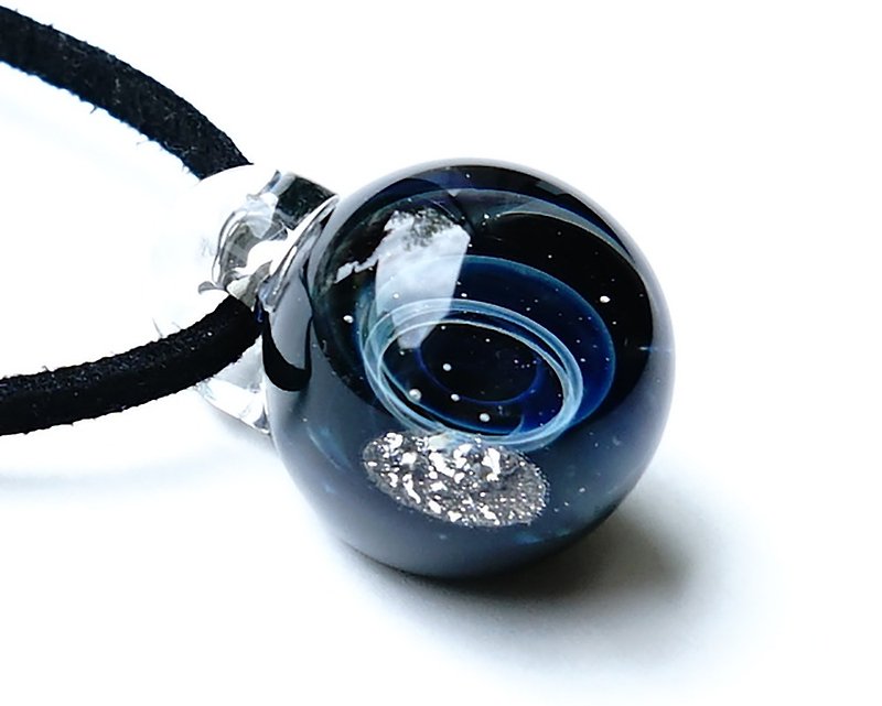 Meteorite World Gibeon Meteorite Ver2 Glass Pendant Space Planetary Star 【送 料 無 料】 - Necklaces - Glass Blue