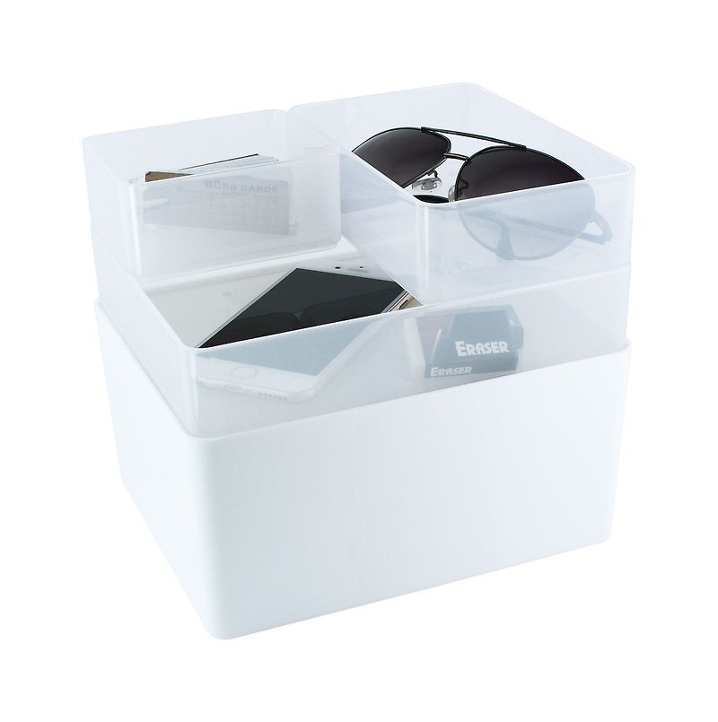 O-Life Portable Organizer - Set of 4 - Storage - Plastic 