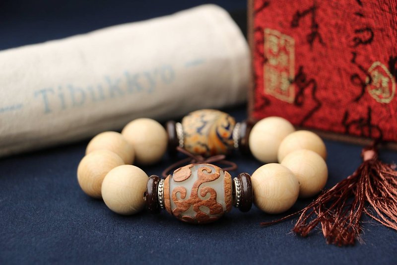 New Seed Liudaomu Jianglongmu 18mm Round Beads Bodhi Bracelet Customized Design Bracelet Wooden Beads - สร้อยข้อมือ - พืช/ดอกไม้ 