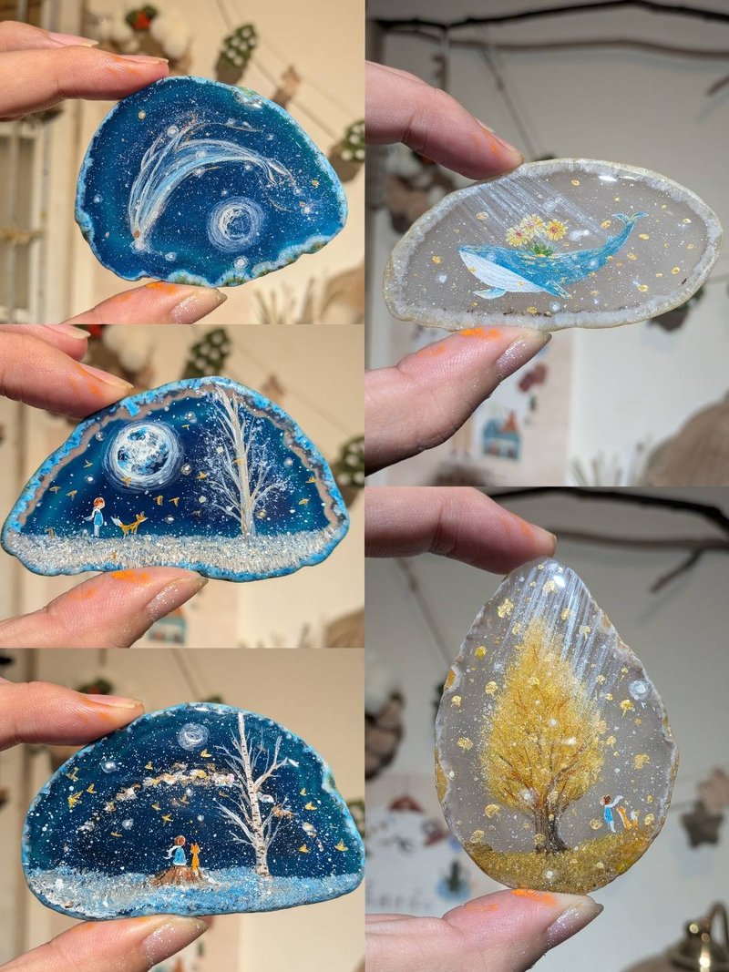 ! ご注文の際は国と地域名をすべてご記入ください ! 瑪瑙作品 先行予約 香港・マカオ地域限定 - 置物 - 金属 多色