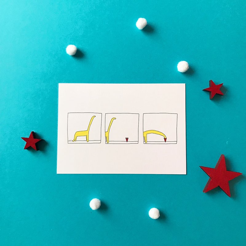 ☃ cool | Christmas postcard - Cards & Postcards - Paper Pink