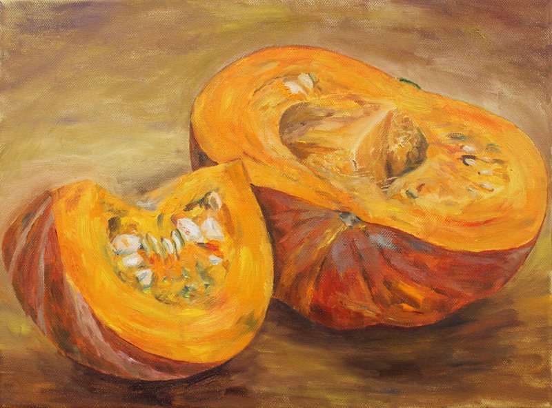 南瓜油畫原創藝術 - 牆貼/牆身裝飾 - 其他材質 