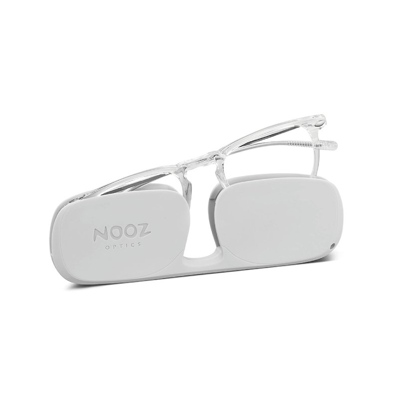 France Nooz Presbyopic Glasses Temple Easy Portable Version (Clear Lens) (Rectangular) - Transparent - กรอบแว่นตา - วัสดุอื่นๆ สีใส