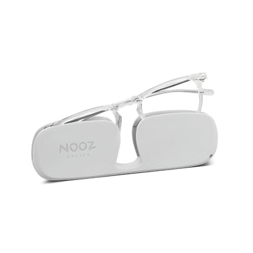 NOOZ OPTICS 法國眼鏡旗艦店 法國 Nooz 老花眼鏡 鏡腳輕鬆攜帶版 (透明鏡片) (矩形) - 透明