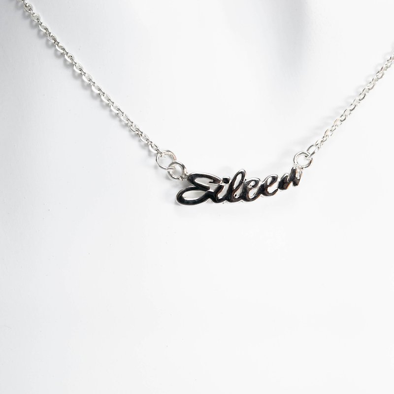 Letter Necklace Order-Basic - Necklaces - Silver Silver