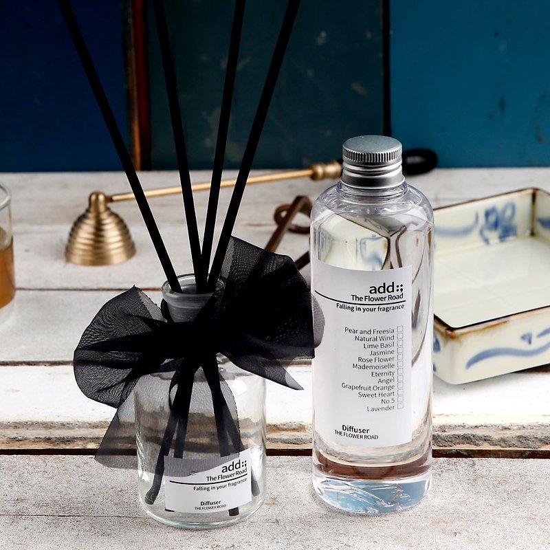 Bowknot fragrance diffuser bottle set | Black 250ml | Variety of fragrance options 1 - Fragrances - Essential Oils 