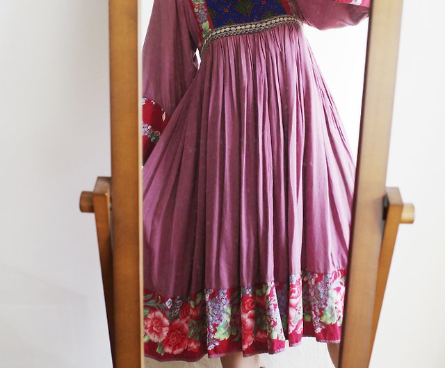 ヴィンテージ 70 年代のアフガニスタン ドレス 70 年代の 