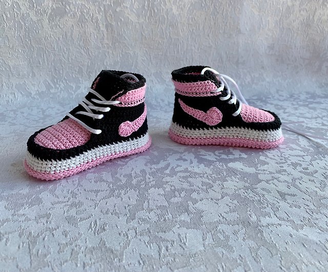 Nike Jordans Booties Jordan 1 Crochet Crochet Shoe Shower - 嬰兒鞋/學步鞋- Pinkoi