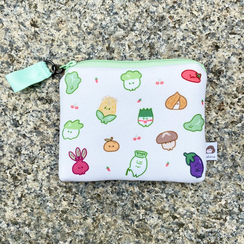 Coin Purse - Vegetable Hodgepodge - Coin Purses - Polyester Green