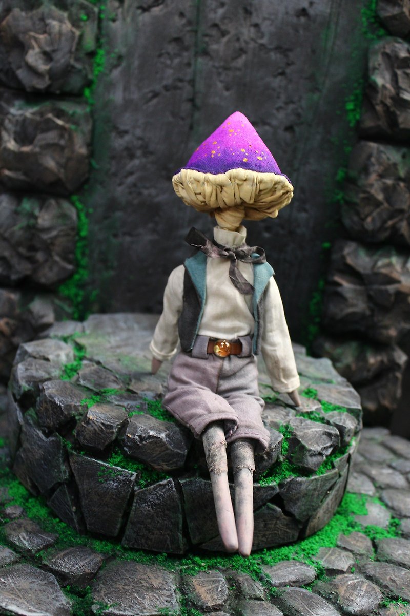 Handmade doll - Forest spirit assistant shaman