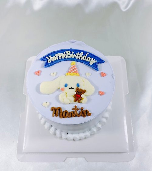 GJ.cake 大耳狗 三麗鷗 生日蛋糕 造型蛋糕 手繪 卡通 滿周歲 4 6吋 面交