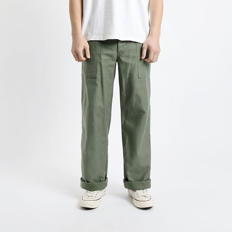 Cotton & Hemp Men's Pants Green - US OG-107 Baker Pants