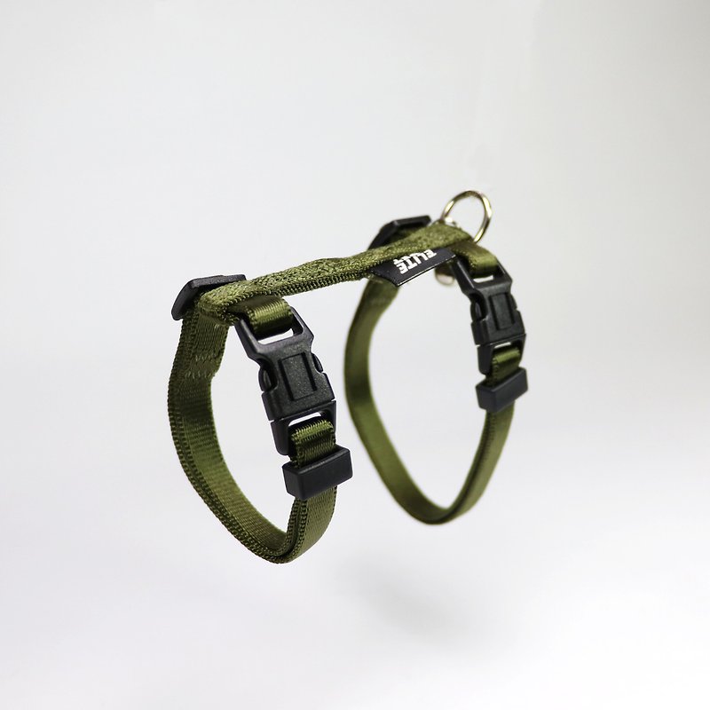 Classic Series Cat Harness AG - Collars & Leashes - Nylon Green