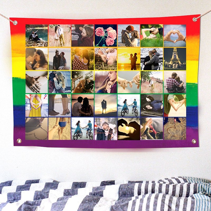 Customized hanging cloth rainbow - Posters - Other Materials Multicolor