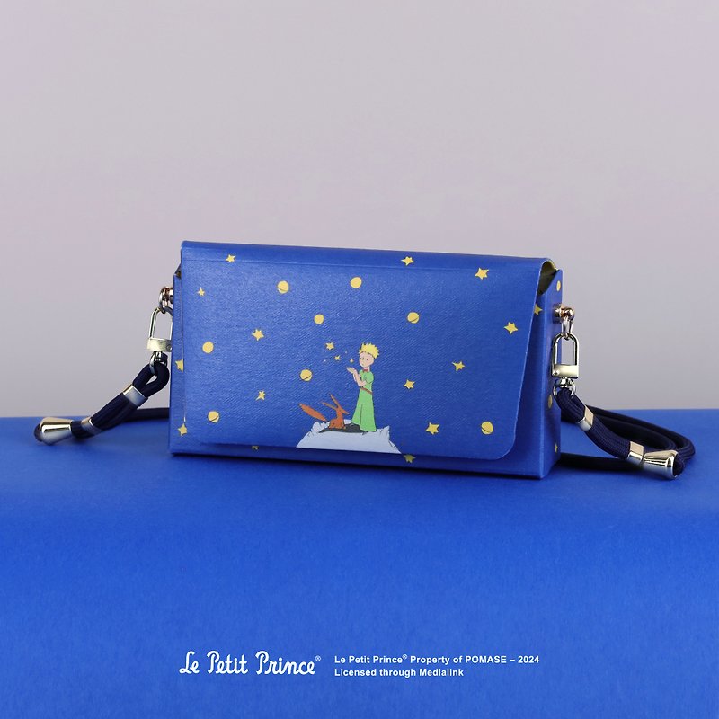 MiniBag ミニスクエアバッグ Le Petit Prince - クラシックヴィーガンレザー - ショルダーバッグ - 紙 