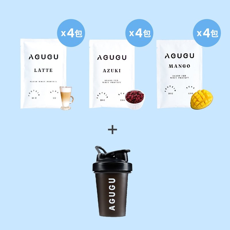 【AGUGU】乳清綜合口味組－贈提環搖搖杯(12入/組) - 養生/保健食品/飲品 - 其他材質 