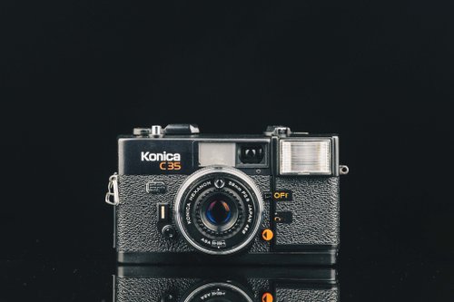 瑞克先生-底片相機專賣 KONICA C35 EF #9305 #135底片相機