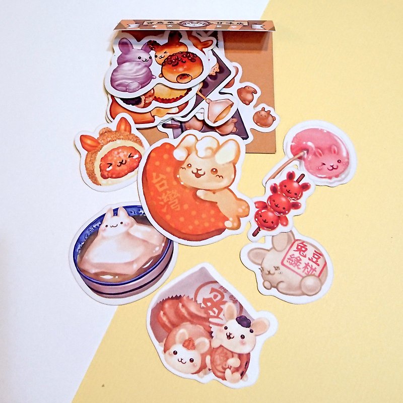Sticker pack-Taiwan Sweety Bunny2018 - สติกเกอร์ - กระดาษ หลากหลายสี