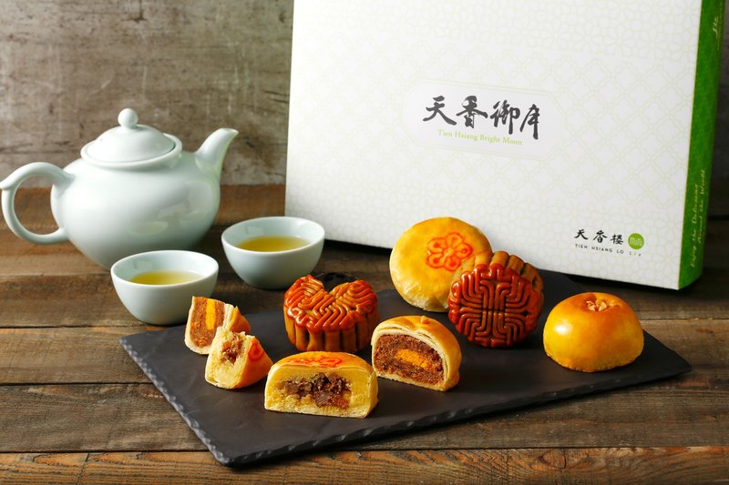 亞緻餐飲【天香樓mini】天香御月月餅禮盒(免運) - 蛋糕/甜點 - 新鮮食材 綠色