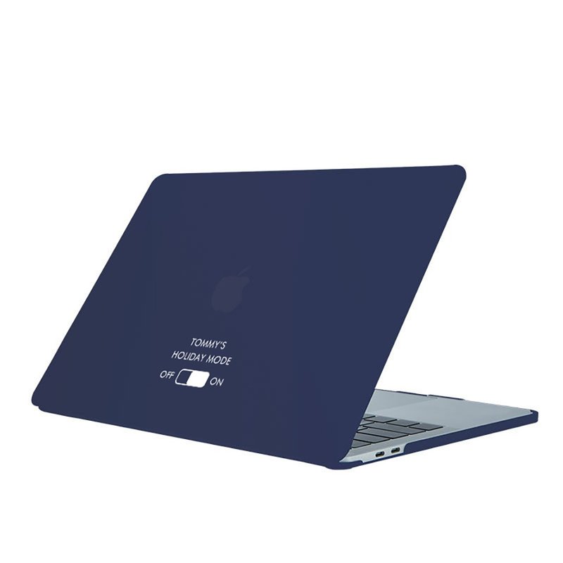 【客製化】【HOLIDAY MODE(自訂名字)】Macbook Case訂製 - 平板/電腦保護殼/保護貼 - 塑膠 灰色