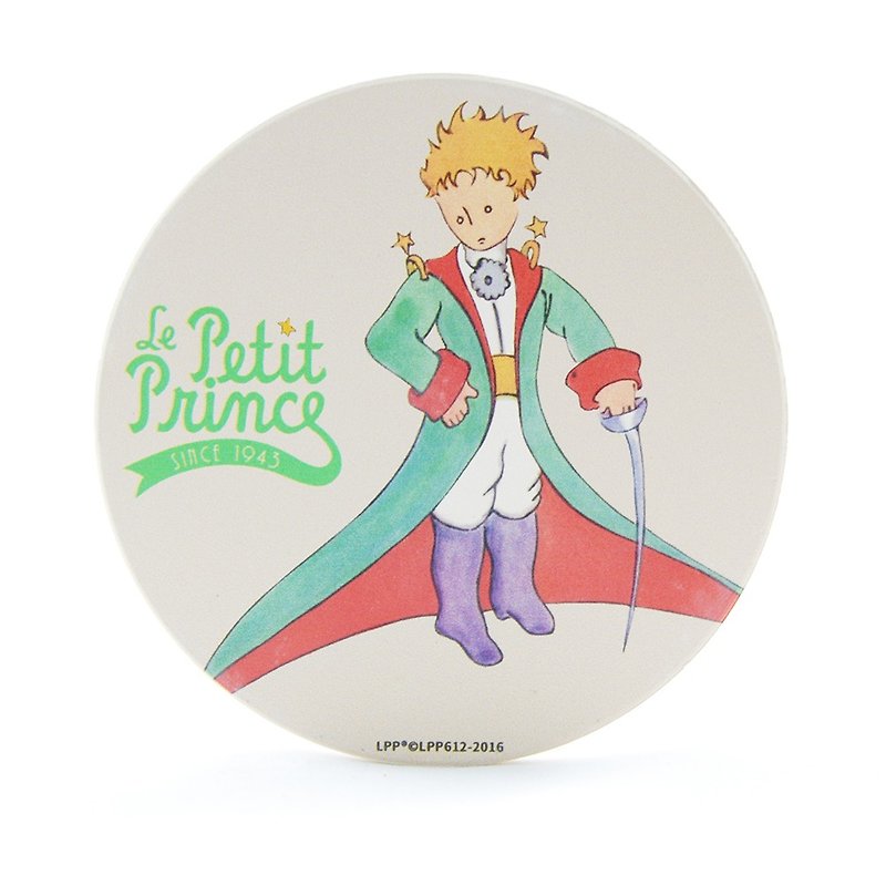 The Little Prince Classic authorization - water coaster: [gentle] judges (round / square) - ที่รองแก้ว - ดินเผา สีเขียว