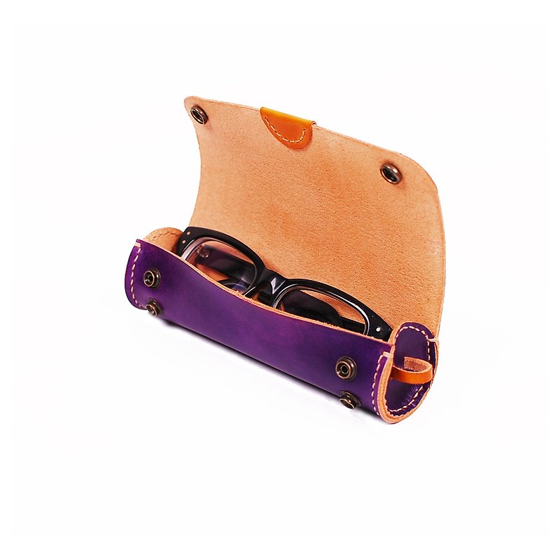 Glasses case/Tool box/Cosmetic bag/Pen box - Glasses & Frames - Genuine Leather Multicolor