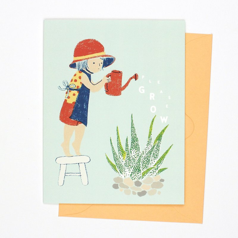 Please Grow - Birthday Card - Cards & Postcards - Paper Green