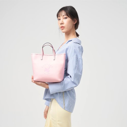 PEGASUS 牛革トートバッグ - ローズピンク/ローランドパープル