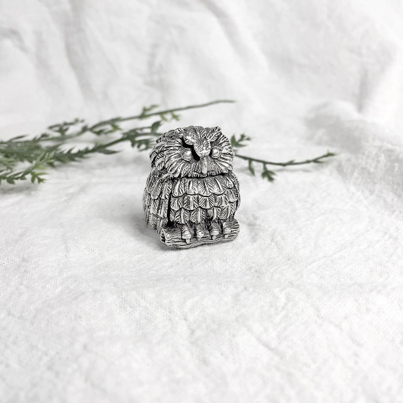 Realistic Owl Silver Rings