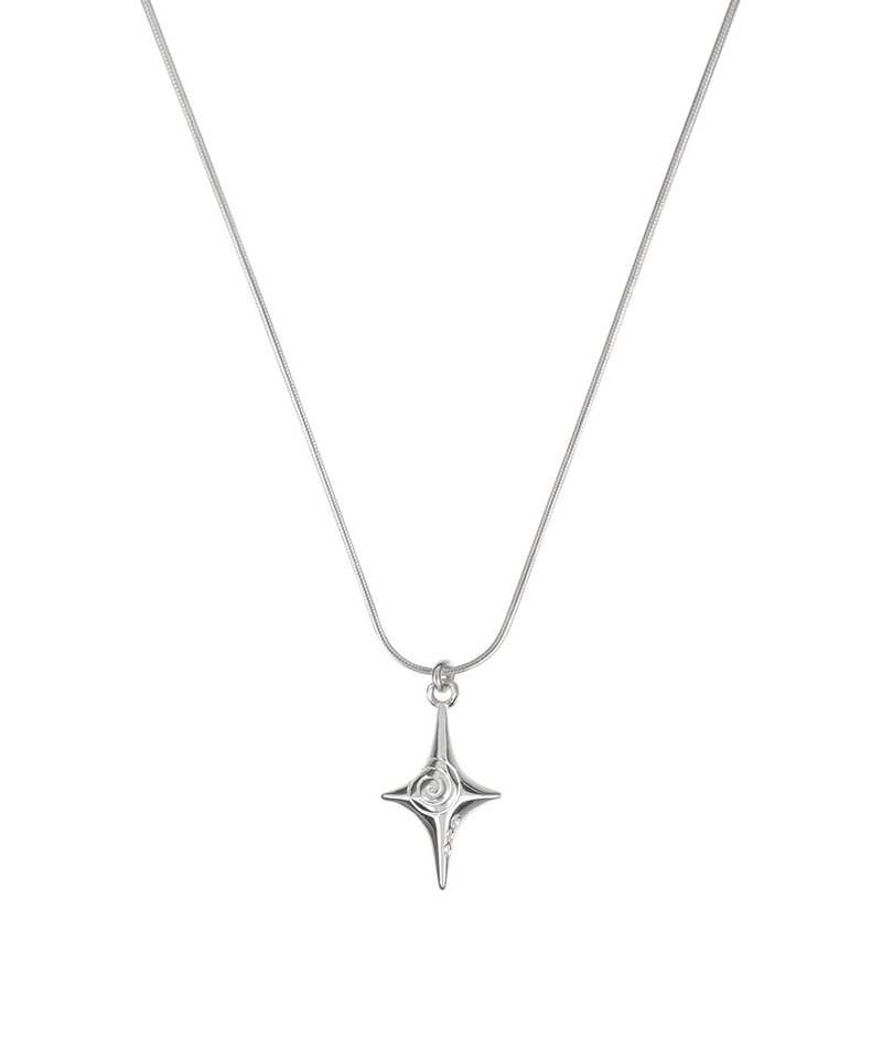 DUST DEVIL NECKLACE 02 I SILVER - สร้อยคอ - เงินแท้ สีเงิน