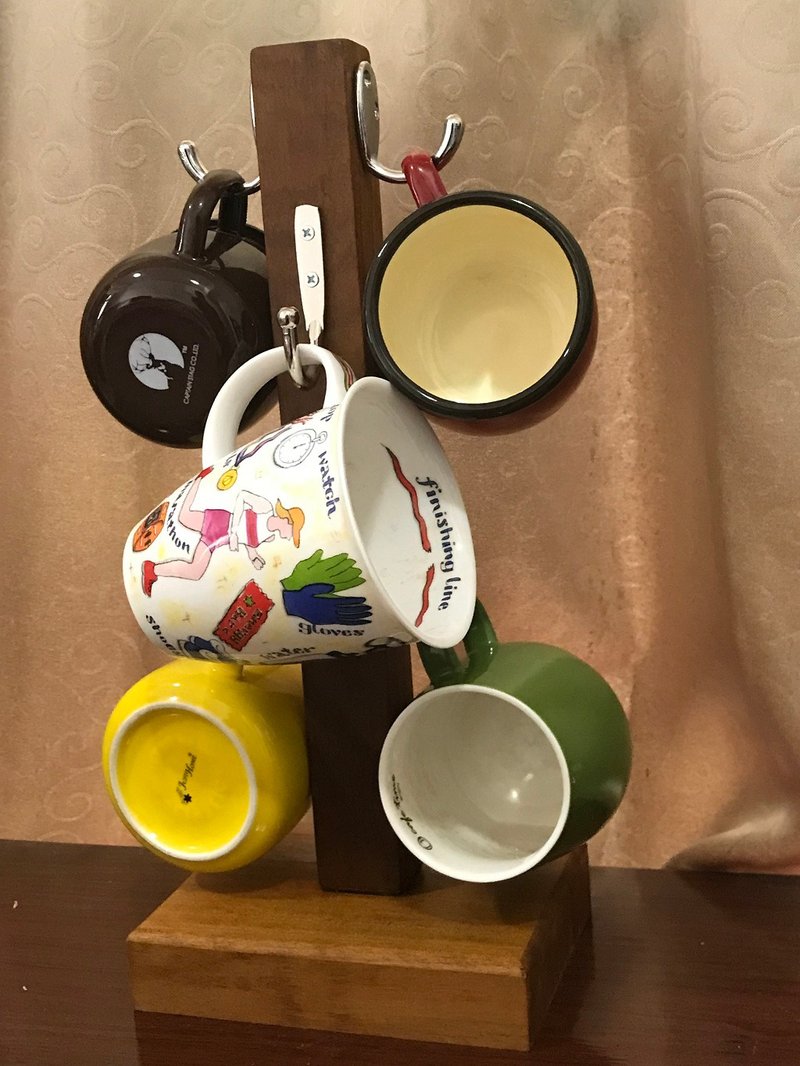 獨立木作 咖啡杯架 - 咖啡杯/馬克杯 - 木頭 
