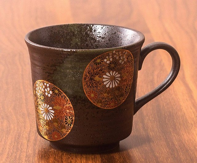 日本輸入九谷焼レトロ炻器マグ猫コーヒーカップティーカップ結婚