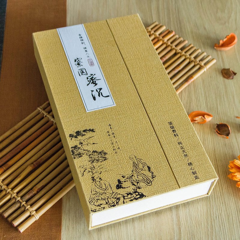 Yongdetang-Honey agarwood incense luxury gift box oriental fragrance - Fragrances - Wood Yellow