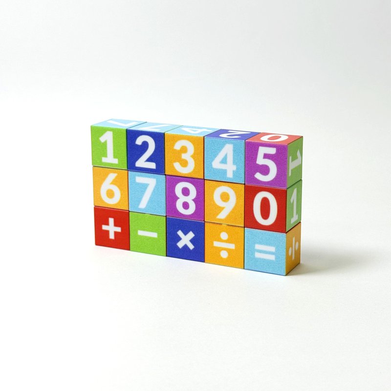 【Coffreedom】ioCube Bricks magnetic building blocks | Math puzzle set - Items for Display - Plastic Multicolor