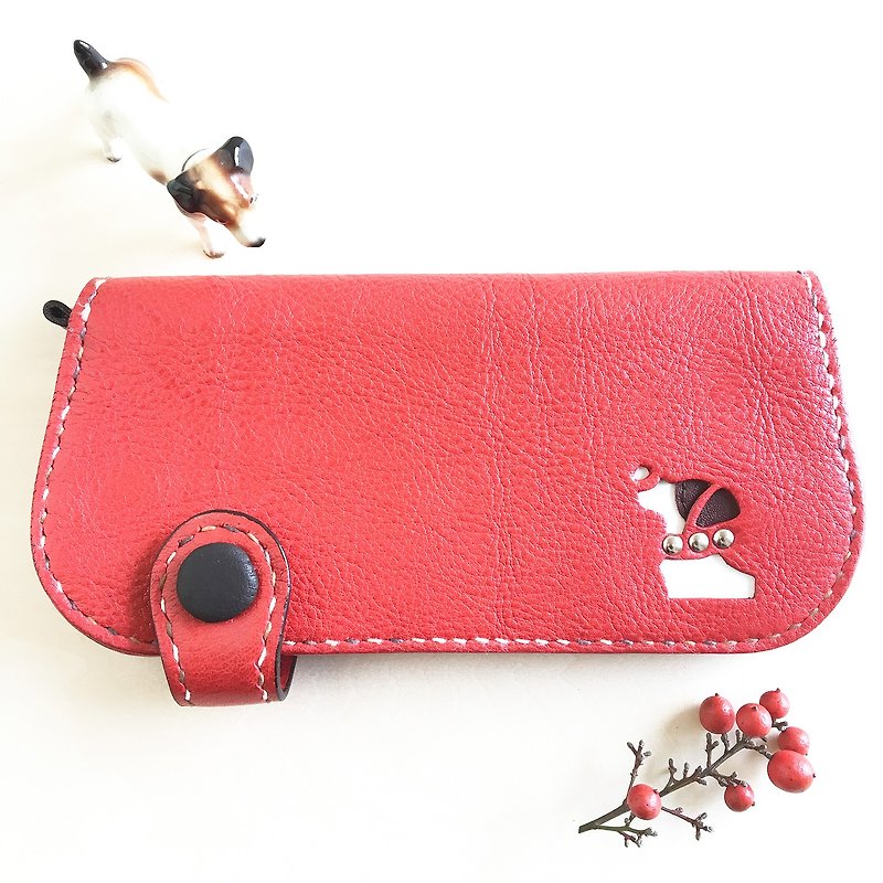 Long purse with one point of dog