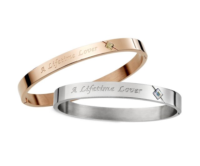 Gold Plated Cartier Bangle Lover Couple Bracelet Algeria