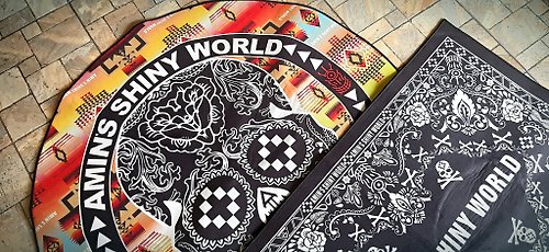 AMIN'S SHINY WORLD AMIN'S SHINY WORLD 民族風格圓形造型地毯/長方型地毯