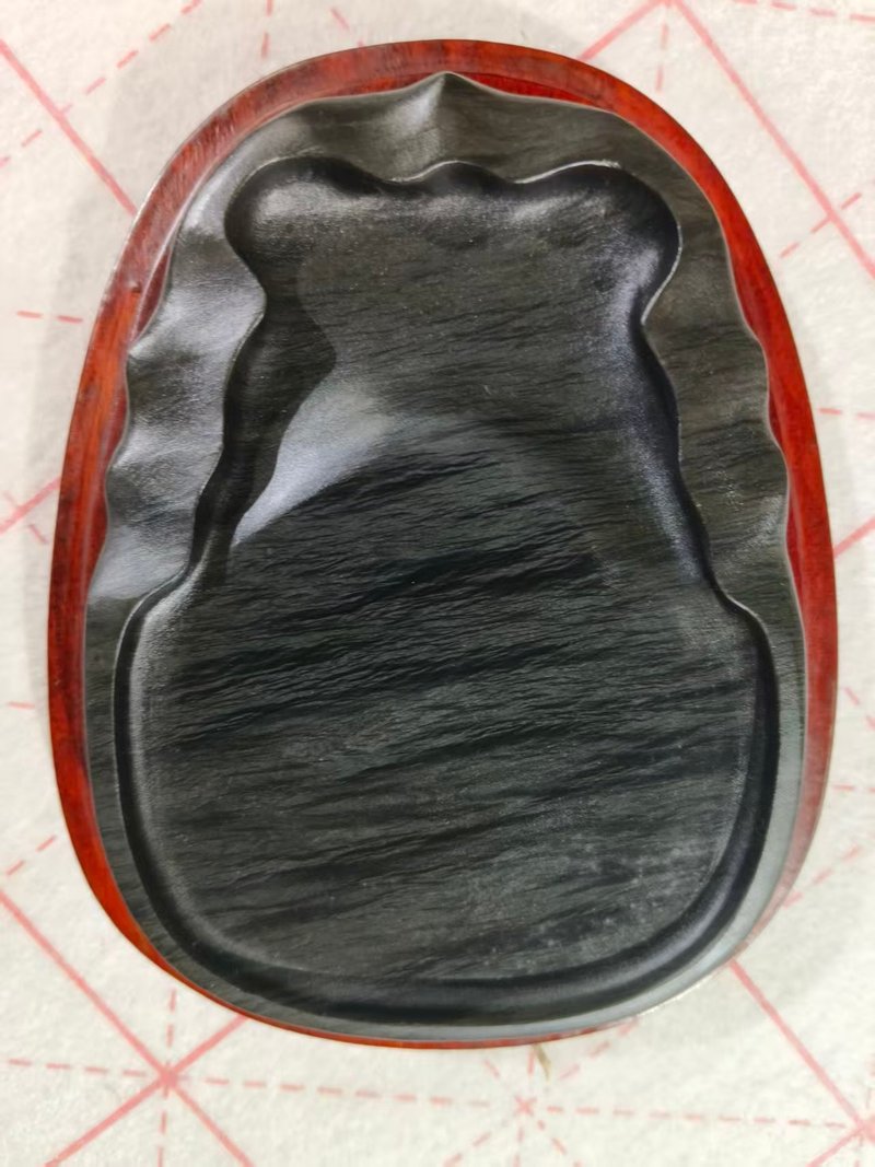 【蟬硯歙硯】吳榮本一級大師手工雕刻硯台 - 其他書寫用具 - 石頭 