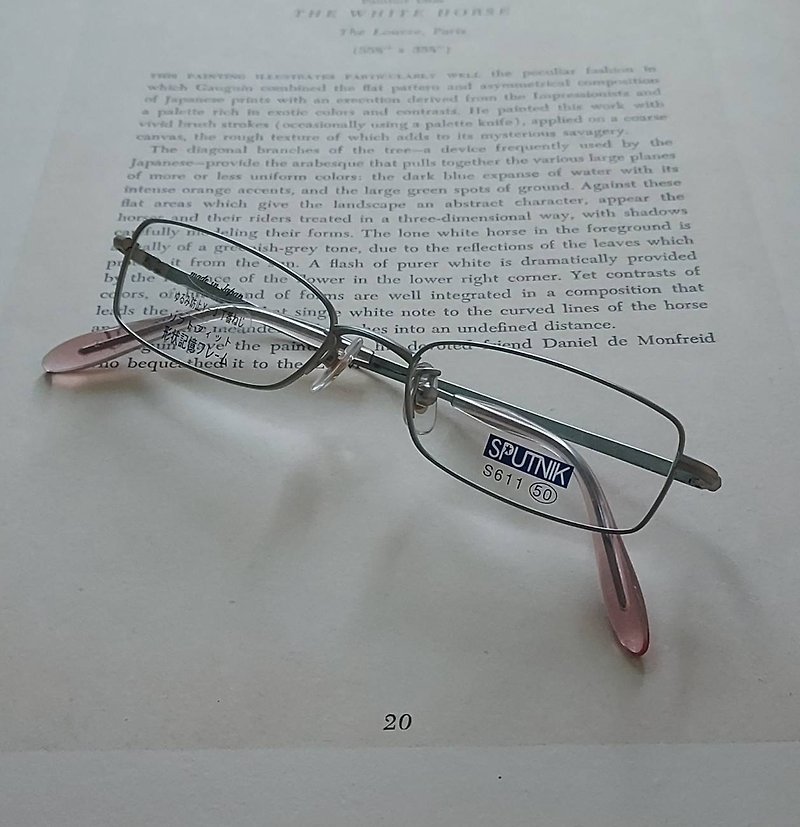 絕版老品全新 古董眼鏡  日本Sputink品牌 日本製絕版老品全新 - 眼鏡/眼鏡框 - 其他金屬 
