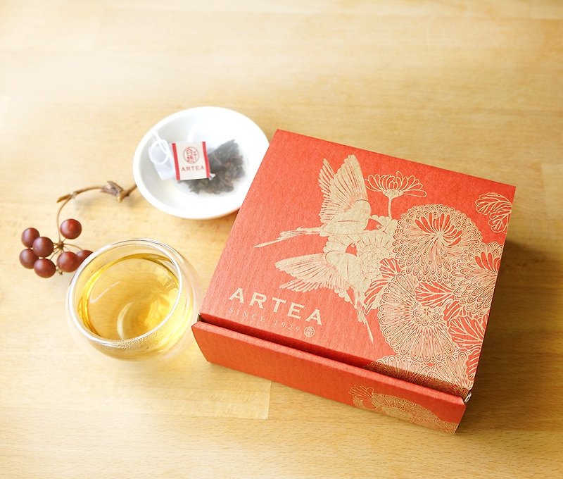 【ARTEA】小品茶盒-3款精選手採烏龍茶(原葉立體茶包3gX5包裝) - 茶葉/漢方茶/水果茶 - 紙 卡其色