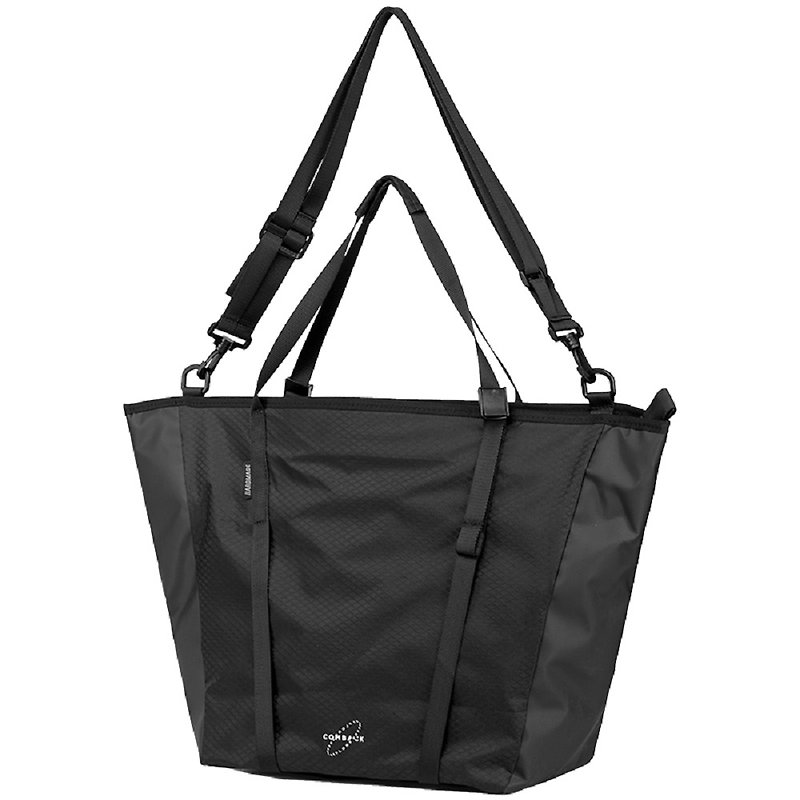 tote bag large capacity travel clutch tote bag - Handbags & Totes - Other Materials Black