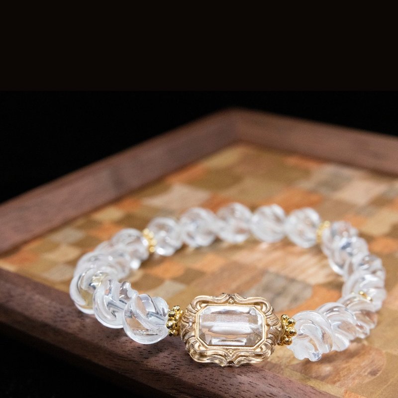 【Orlando】Purification And Balance Rock Crystal Bracelet - สร้อยข้อมือ - คริสตัล 