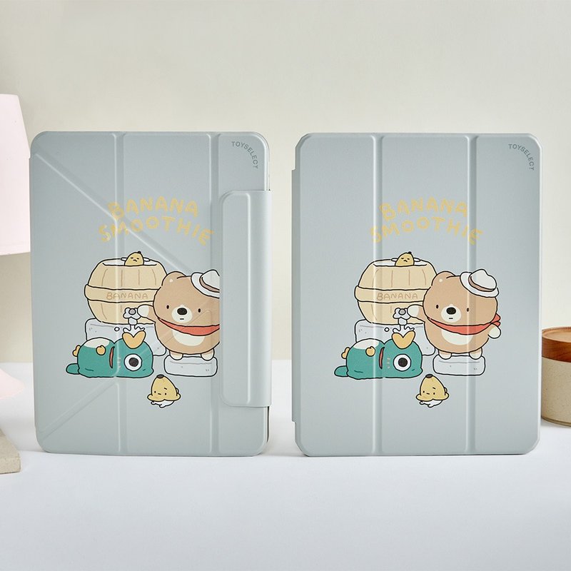 嗚比的朋友蕉流蕉流強悍磁吸iPad三折/Y折保護殼 - 平板/電腦保護殼/保護貼 - 塑膠 多色